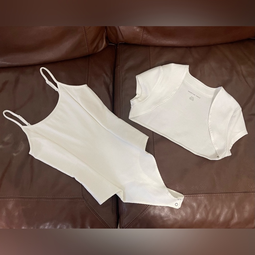 American Eagle Bodysuit with matching shrug NWOT!